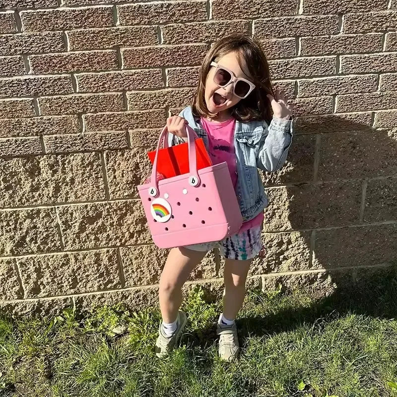 Mini EVA Jelly Tote – Stylish Summer & Picnic Organizer