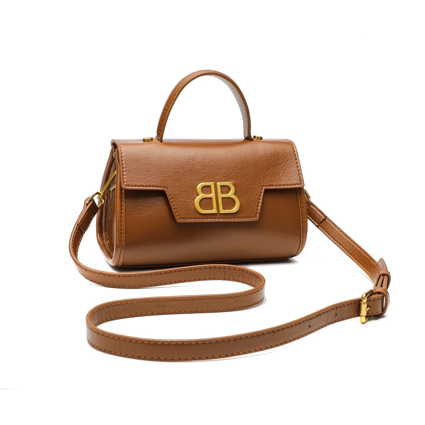 Vintage Matte Small Tote – Elegant Women’s Square Shoulder & Crossbody Bag for Work & Casual