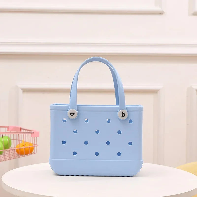 Mini EVA Jelly Tote – Stylish Summer & Picnic Organizer