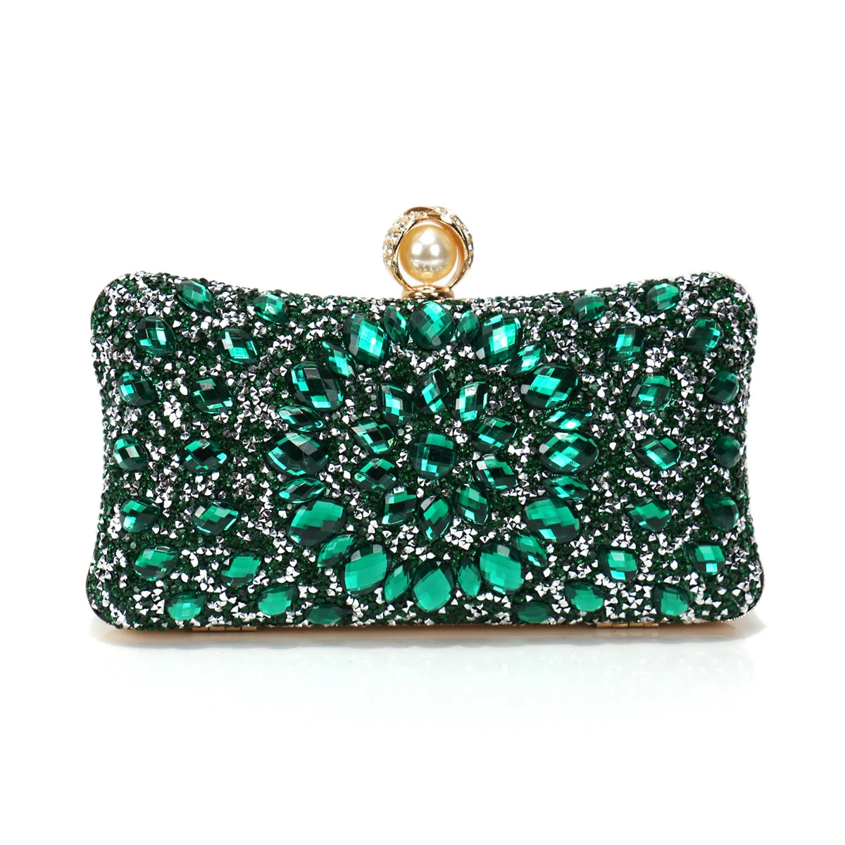 Acrylic Rhinestone Evening Clutch – Glam Party & Wedding Shoulder Bag