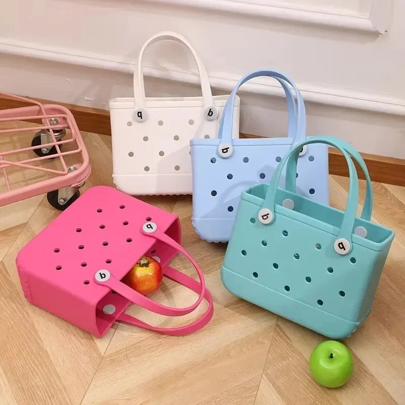 Mini EVA Jelly Tote – Stylish Summer & Picnic Organizer