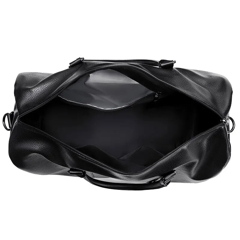 Retro Waterproof Duffel – Large Capacity Bag for Short Trips, Sports & Motorcycle Training