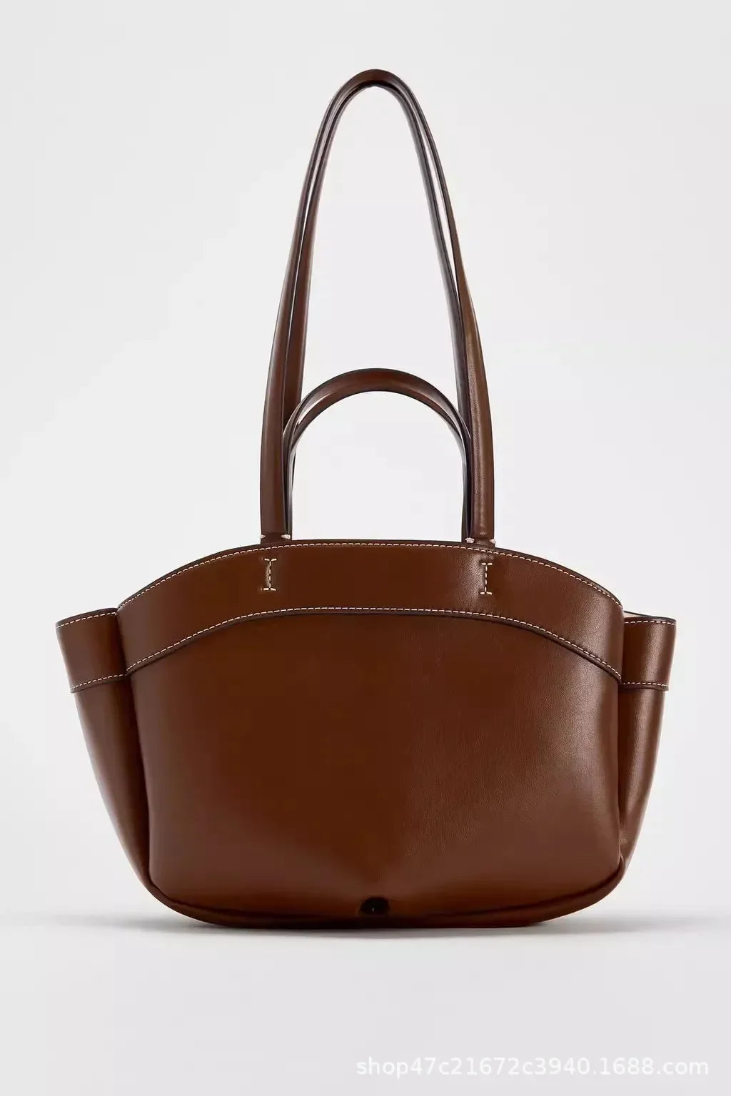 Luxury PU Leather Tote – High-Quality Designer Shoulder & Bucket Bag for Women