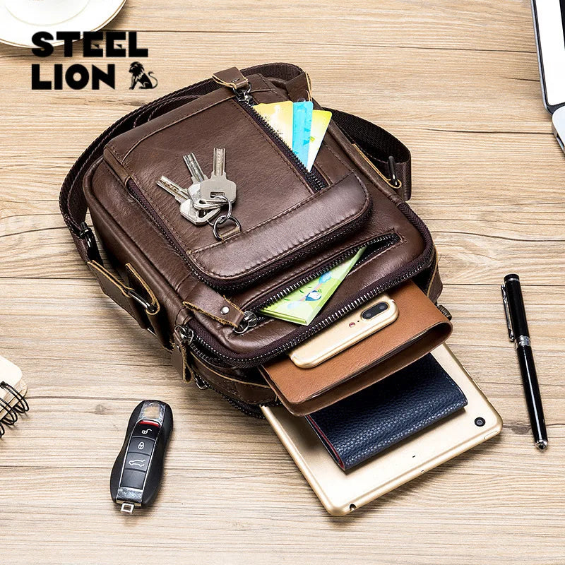 Genuine Leather Crossbody Bag