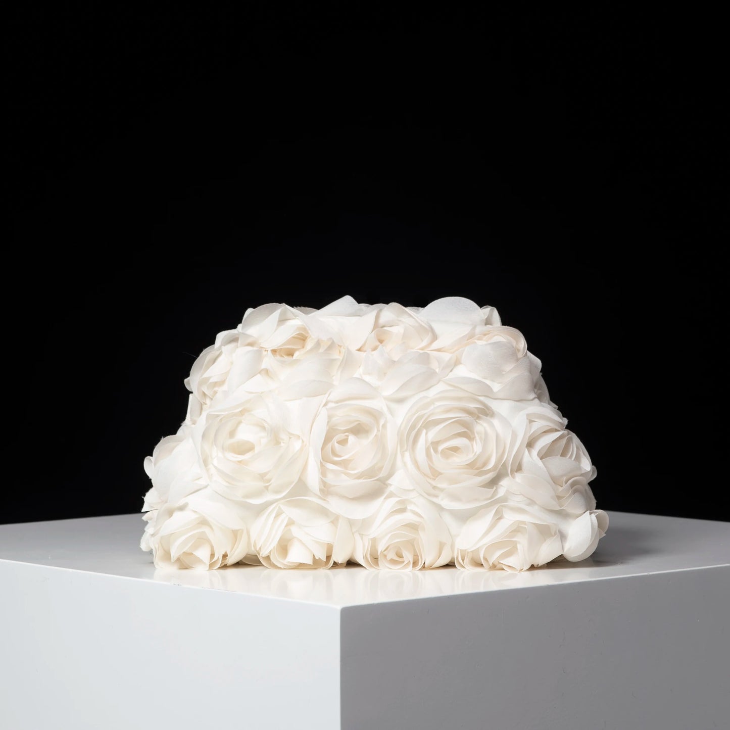 Elegant Rose Clutch – Women's Wedding & Party Clip Bag, Perfect Gift with Unique Pattern