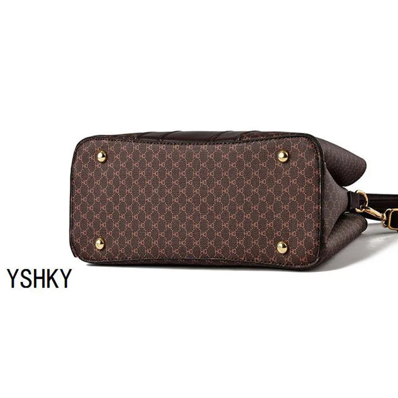 New Bucket Bag – Large-Capacity Patterned Shoulder & Crossbody Handbag for Women