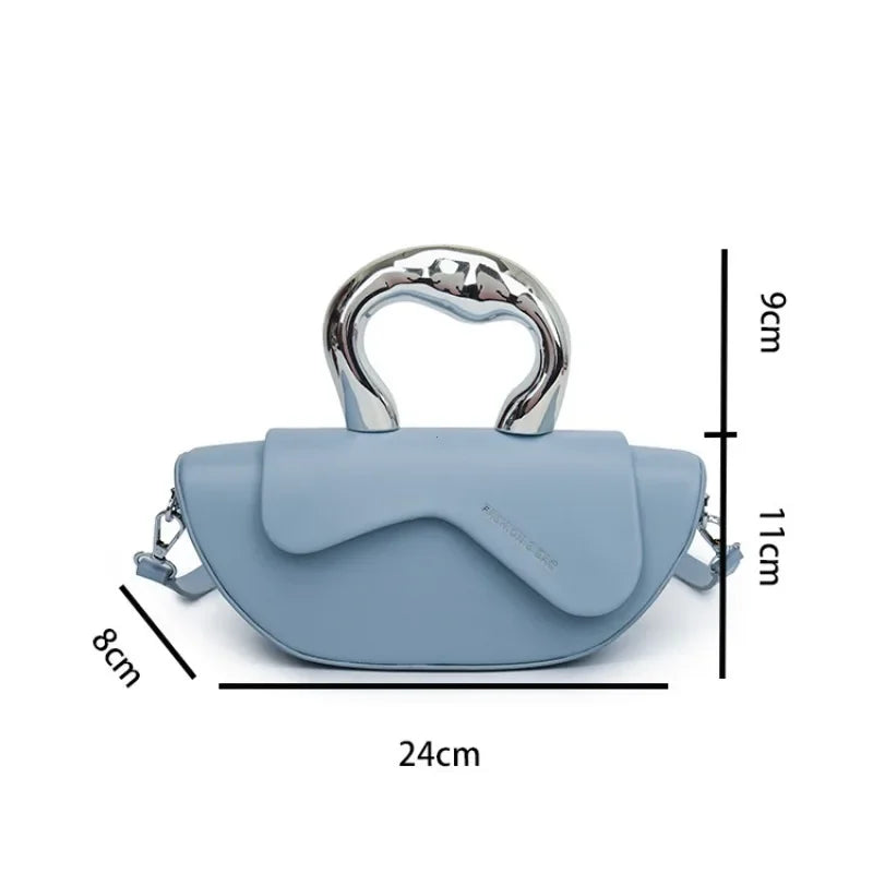 Soft Shoulder Bag – High-Quality Women's Handbag with Hasp & Interior Compartments