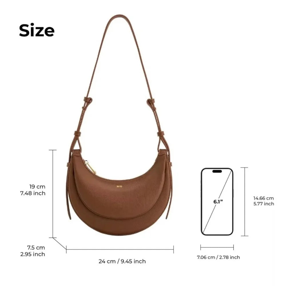 Sharon Crossbody – Exquisite Half-Moon Armpit Bag for Women’s Daily Commute