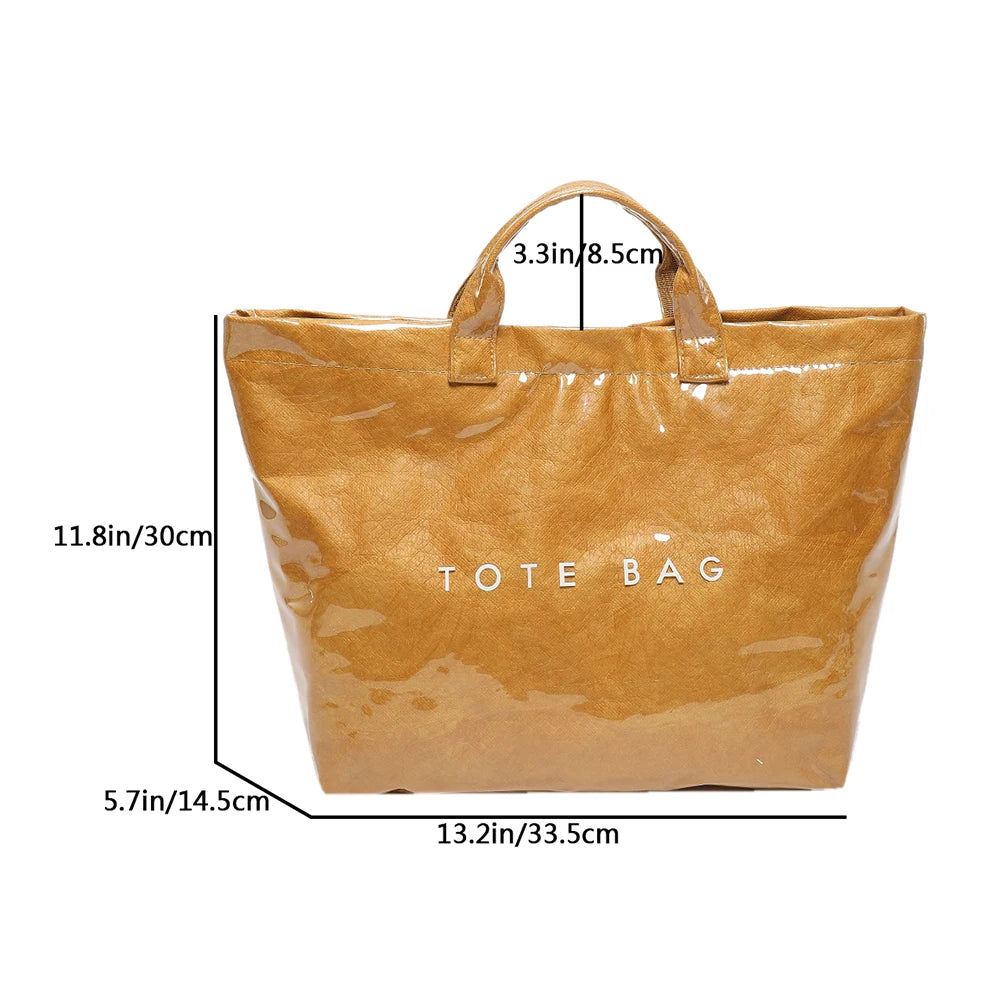 Large Capacity Tote – Chic, Durable & Commute-Ready"