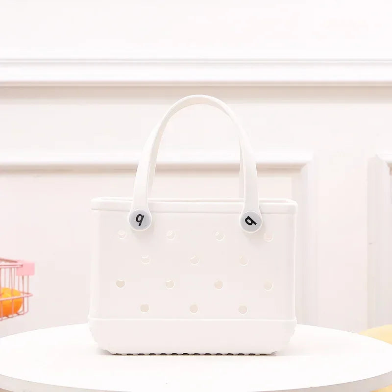 Mini EVA Jelly Tote – Stylish Summer & Picnic Organizer