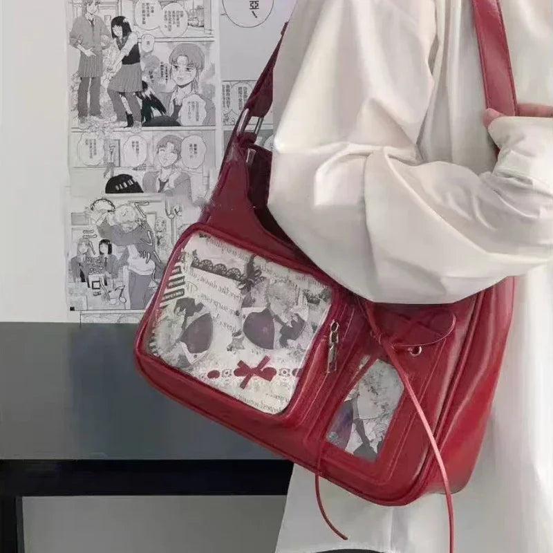 Y2K Transparent Ita Bag