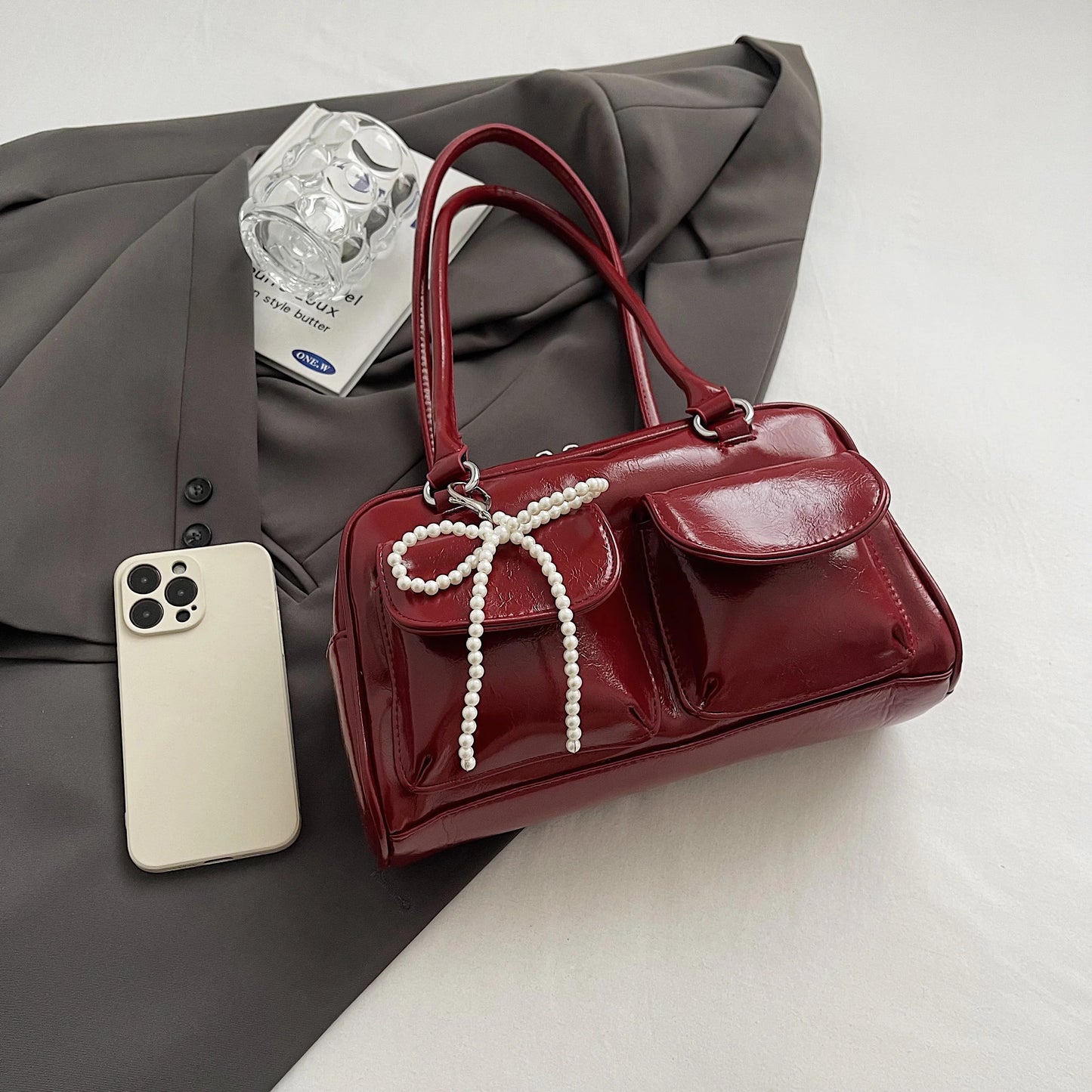 Korean Bow Underarm Bag