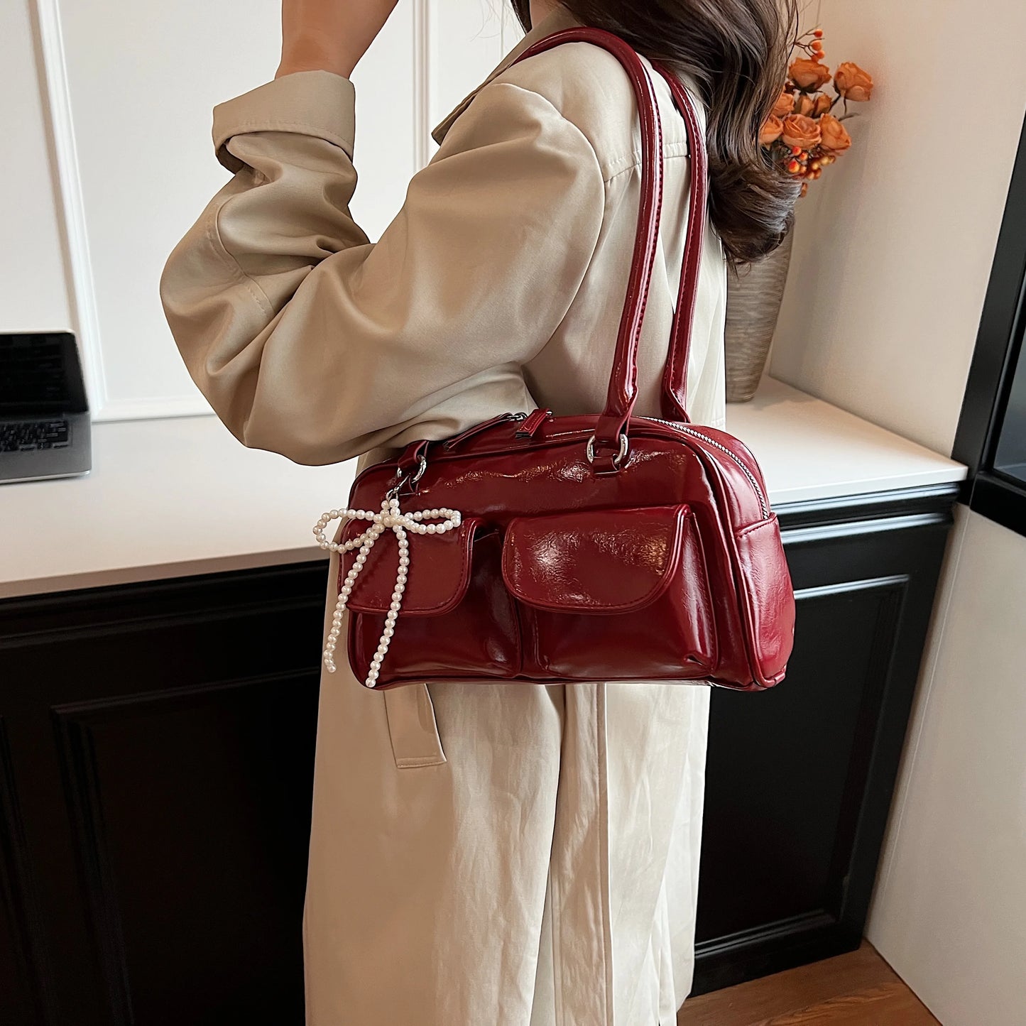 Korean Bow Underarm Bag