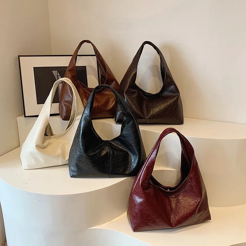 LEFTSIDE PU Shoulder Hobo