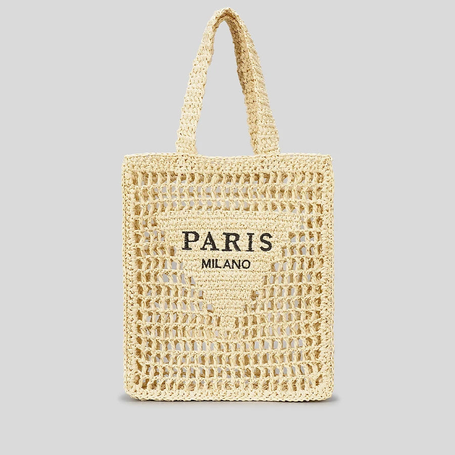 Handwoven Straw Tote – Chic, Spacious & Perfect for Summer