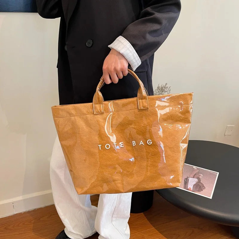 Women’s Solid Tote – Effortless Style for Work & Weekend