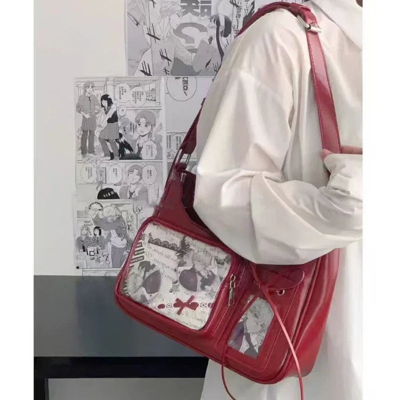 Y2K Transparent Ita Bag