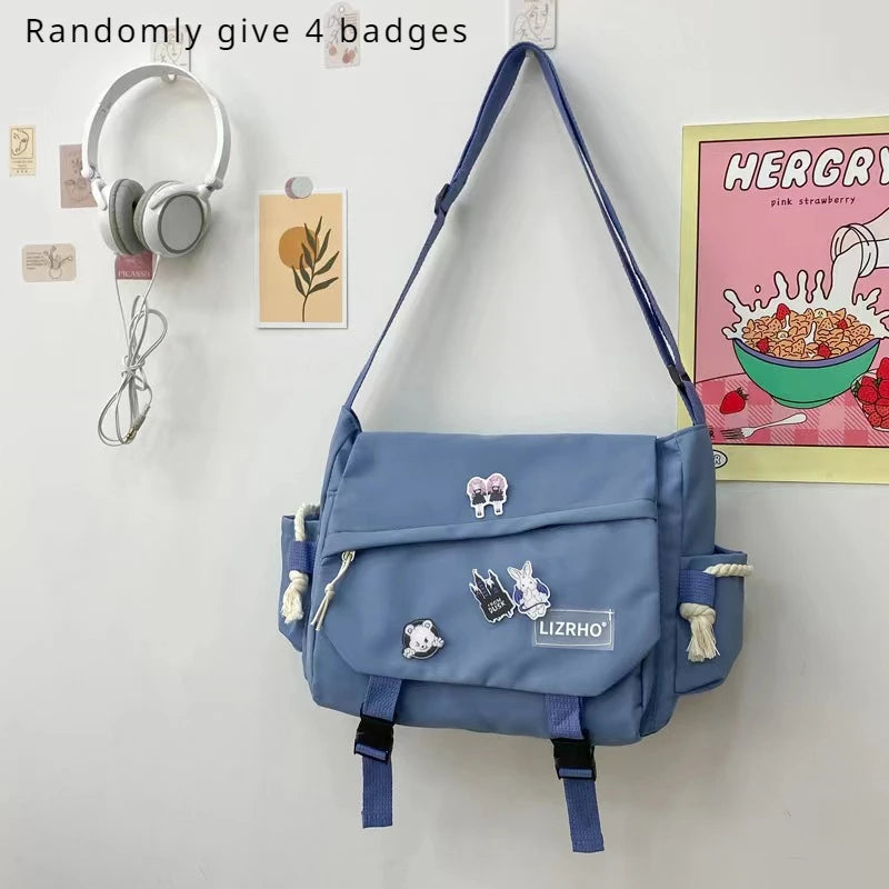 Retro Large Capacity Shoulder Tote