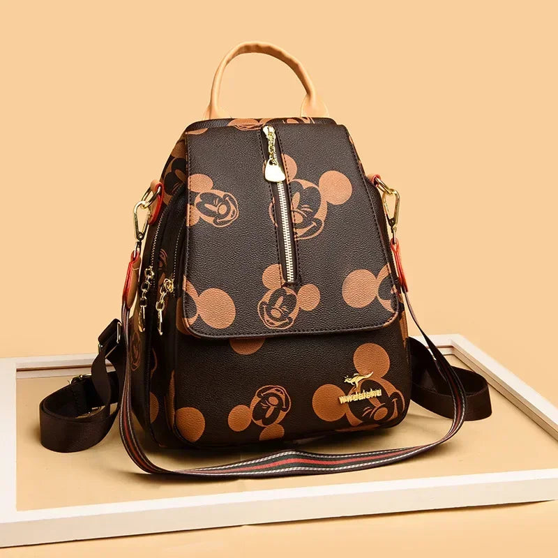 Disney Mickey Mouse Travel Bag – Unisex Soft Crossbody, Shoulder & Backpack Style