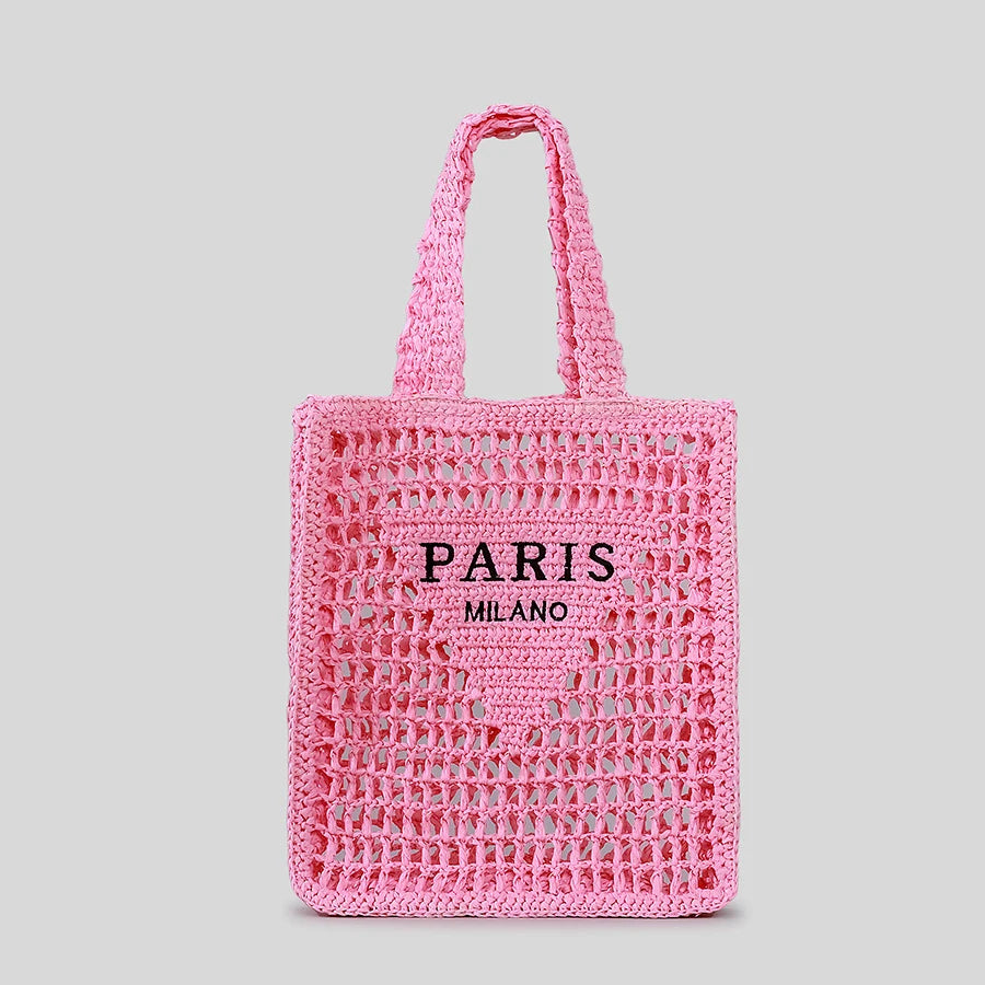 Handwoven Straw Tote – Chic, Spacious & Perfect for Summer