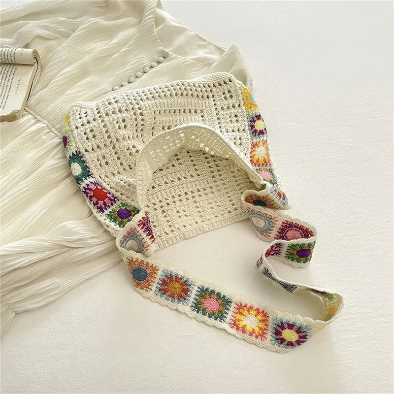 Lightweight Summer Knitted Shoulder Bag