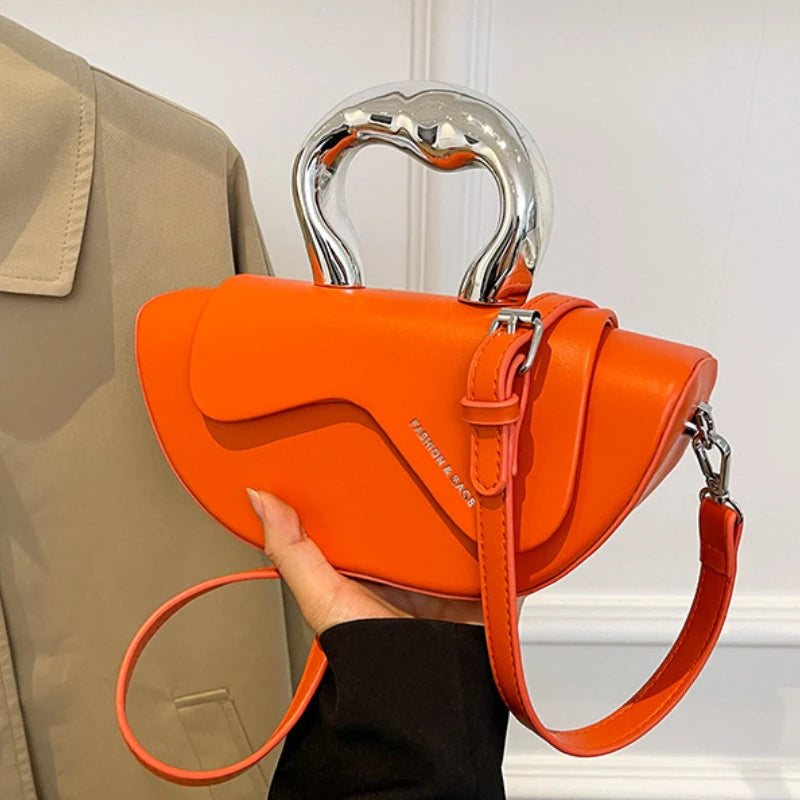 Soft Shoulder Bag – High-Quality Women's Handbag with Hasp & Interior Compartments