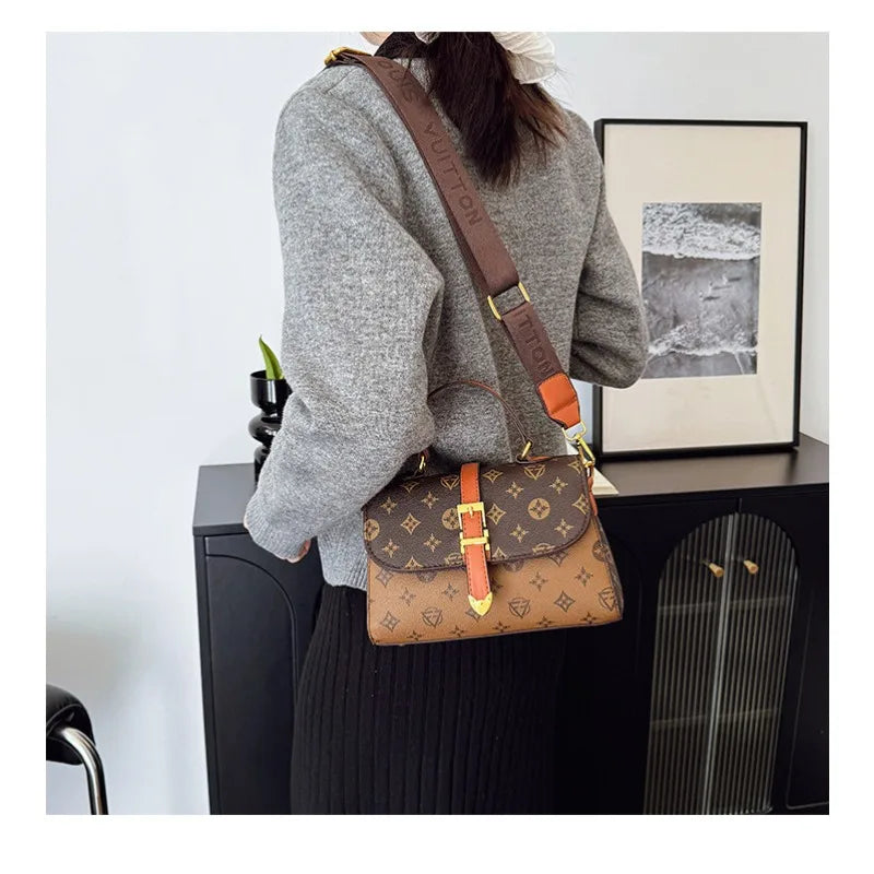 Retro Fashion Crossbody – High-End Small Square Shoulder & Handheld Bag for Women
