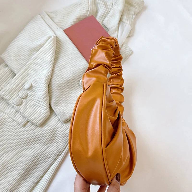 Stylish Pleated Handbag – Elegant & Modern