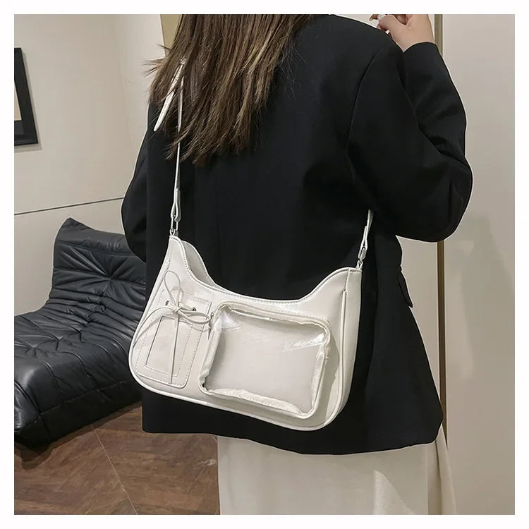 Y2K Transparent Ita Bag