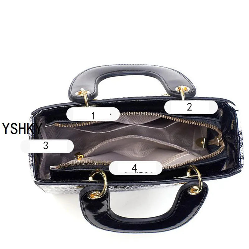 Large-Capacity Shoulder Bag – Patterned Crossbody & Bucket Handbag for Women