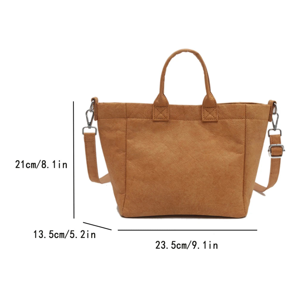 Large Capacity Tote – Chic, Durable & Commute-Ready"