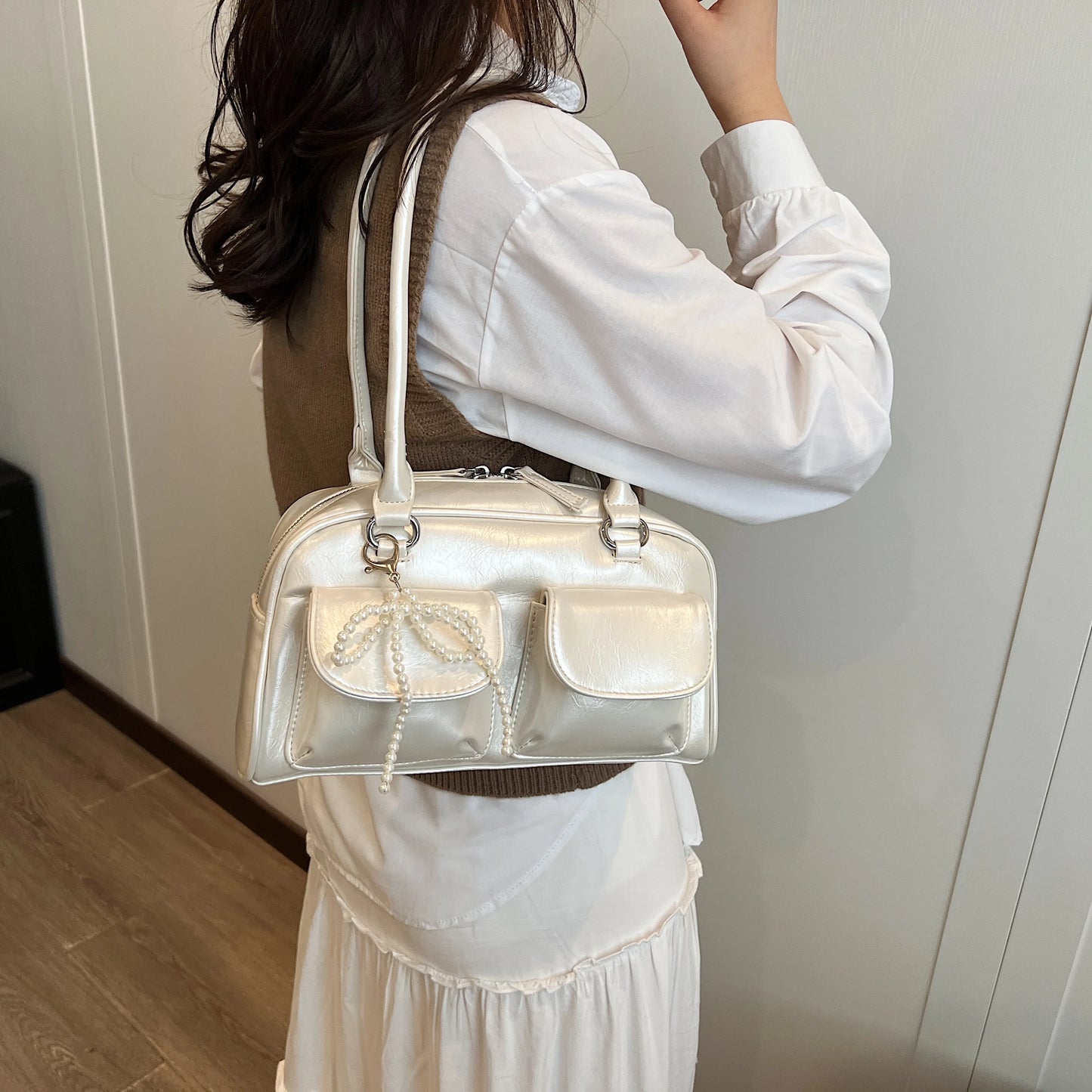 Korean Bow Underarm Bag