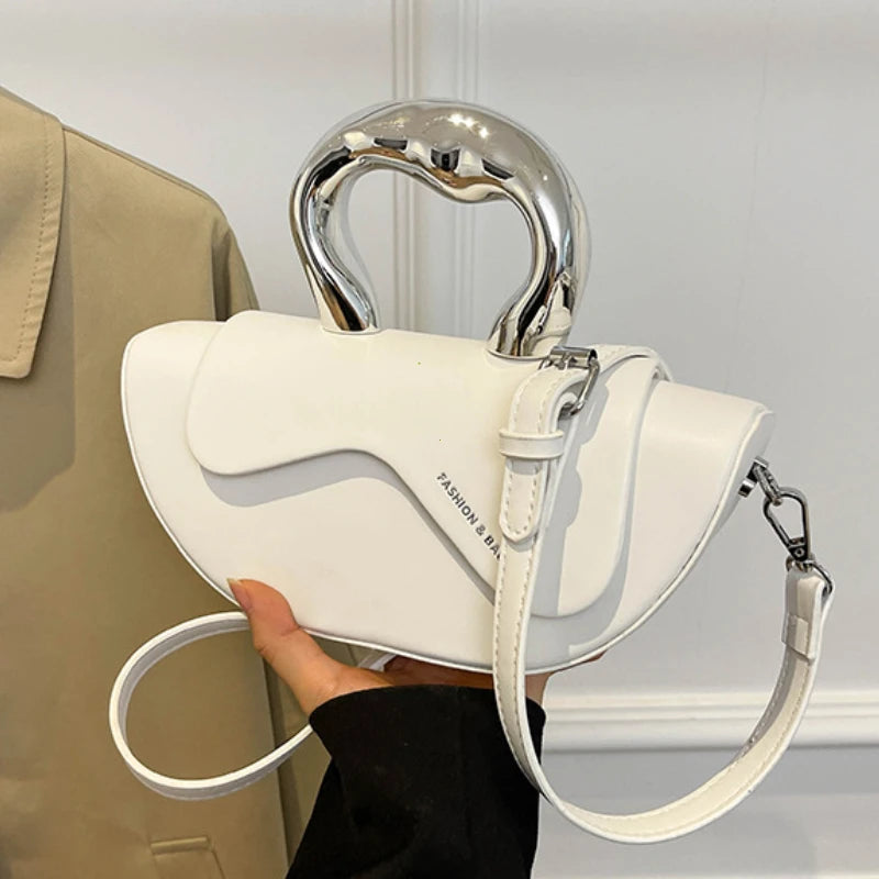 Soft Shoulder Bag – High-Quality Women's Handbag with Hasp & Interior Compartments