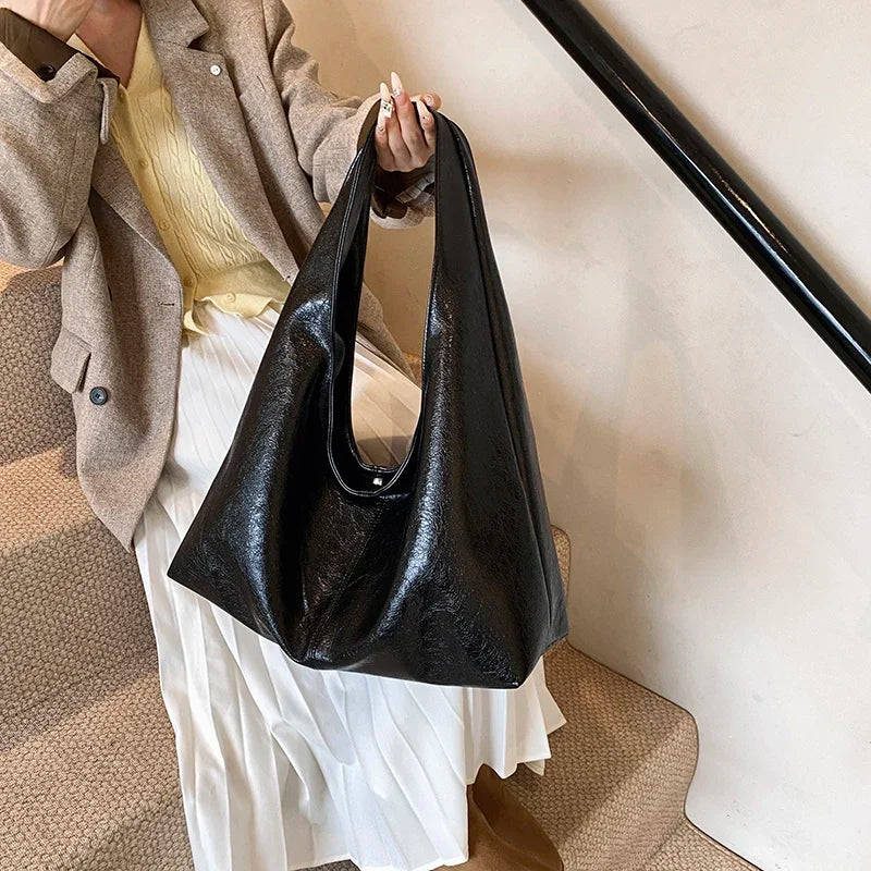 LEFTSIDE PU Shoulder Hobo