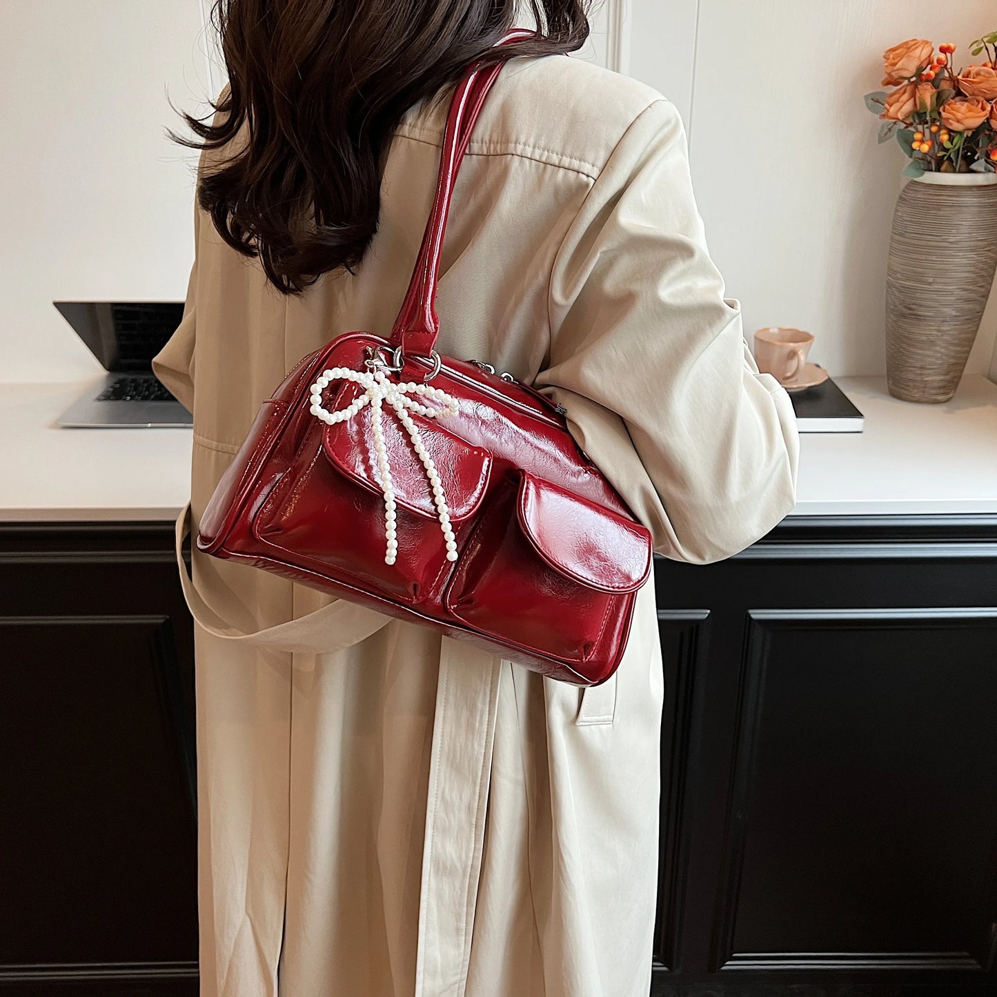 Korean Bow Underarm Bag
