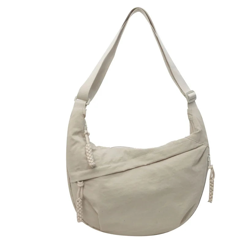Nylon Crossbody Shoulder Hobo Bag