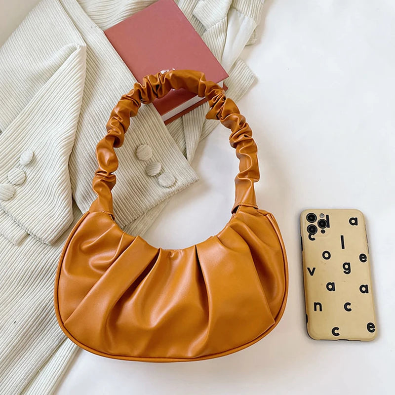 Stylish Pleated Handbag – Elegant & Modern