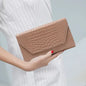 Genuine Cowhide Leather Clutch – Women’s Crossbody Phone & Shoulder Bag