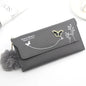 Butterfly PU Leather Wallet – Women’s Designer Clutch with Card & Phone Pocket