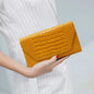 Genuine Cowhide Leather Clutch – Women’s Crossbody Phone & Shoulder Bag