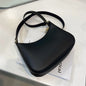 Solid Color Shoulder Bag