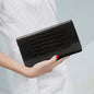 Genuine Cowhide Leather Clutch – Women’s Crossbody Phone & Shoulder Bag