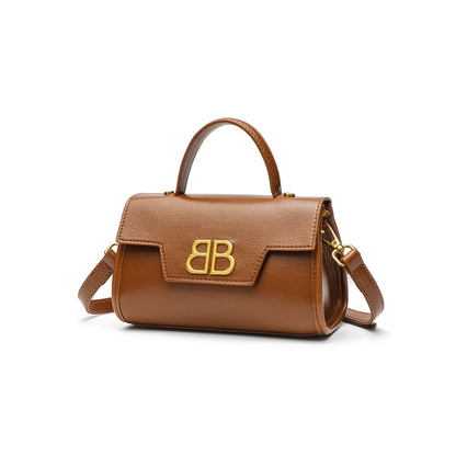 Vintage Matte Small Tote – Elegant Women’s Square Shoulder & Crossbody Bag for Work & Casual