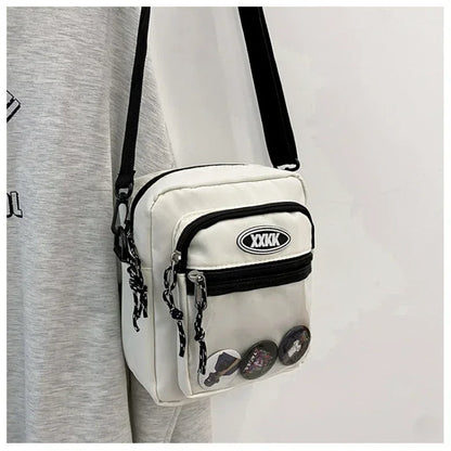 Unisex Korean Ita Bag with Clear Pocket