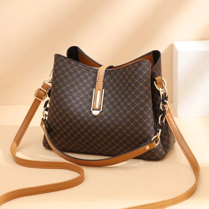 Printed Casual Bucket Bag – Fashionable Shoulder & Messenger Handbag for Womenc