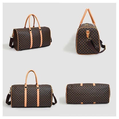Classic Boston Travel Bag – Large-Capacity Weekend Duffle for Women