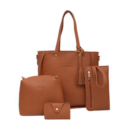 Lychee Pattern 4-Piece Set – Chic, Vintage-Inspired & Versatile