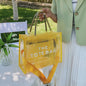 Luxury Clear Beach Tote – Chic, Spacious & Summer-Perfect