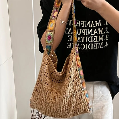 Lightweight Summer Knitted Shoulder Bag