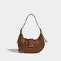 Textured Leather Moon Bag – High-Quality Fashion Shoulder & Underarm Purse for Women